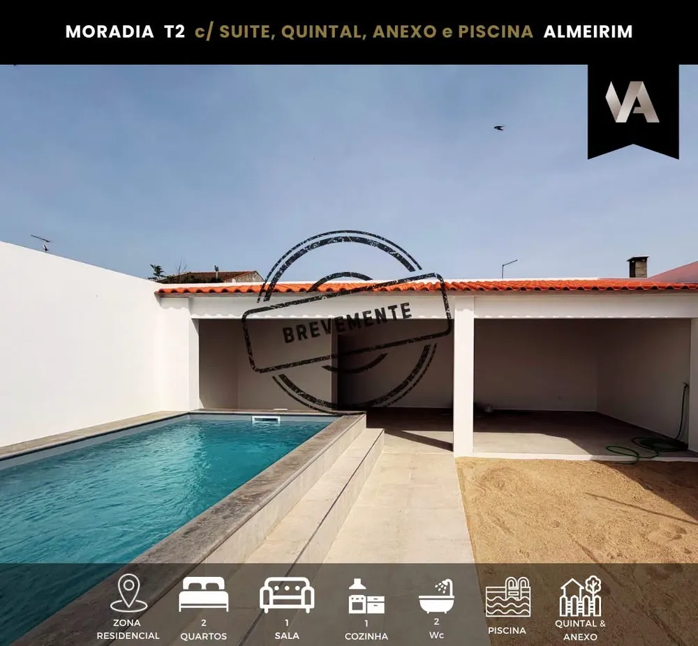 Moradia V2 com piscina