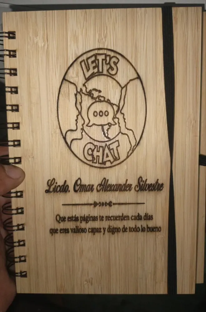 Libretas personalizadas a laser